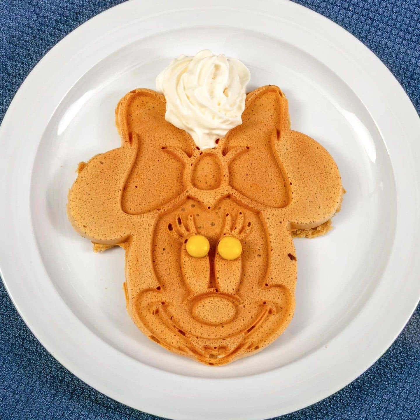 Mickey Mouse shaped pancake